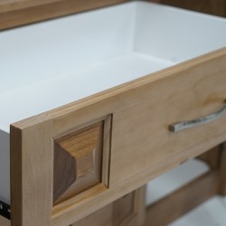 Sky Wall Unit 8 Doors + 1 Drawers Pine Finish Oak