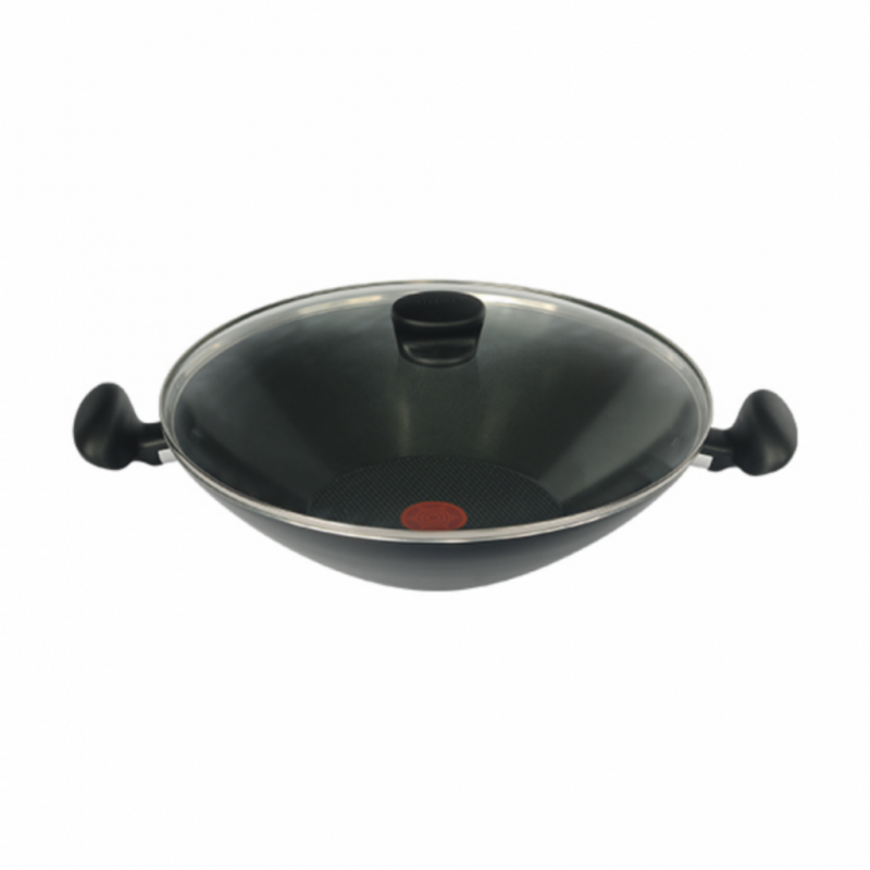 Westpool FDP 19034 36cm Chinese Wok With Glass Lid "O"