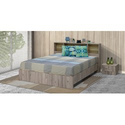 Irvine Bed 160x200 cm PB Florensa,Headboard box