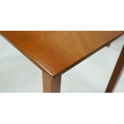 Amelia Table and 4 Chairs Dark Brown Color