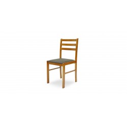 Amelia Table and 4 Chairs Dark Brown Color