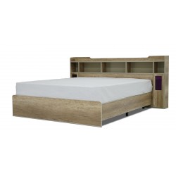 Venlo Bed 150x190 cm MDF Maroon