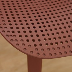 Stacking Chair COUXL804 Brown Plastic