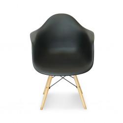 Stacking Chair COUXL815 Black Plastic