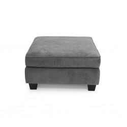 Bella Sofa Corner +Ottoman Grey Col Fabrics