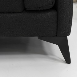 Burbank 1 Seater in Black Col Fabrics