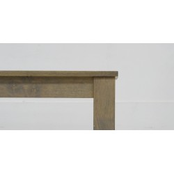 Silver Table and 6 Chairs Rubberwood