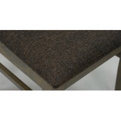 Silver Table and 6 Chairs Rubberwood