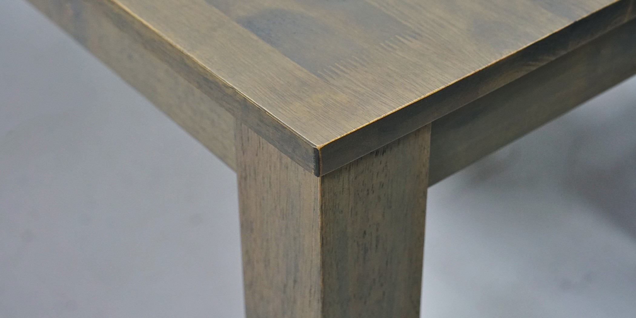 Silver Table and 6 Chairs Rubberwood