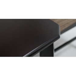 Salome Table and 6 Chairs Mocha Rubberwood