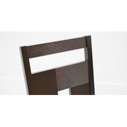 Salome Table and 6 Chairs Mocha Rubberwood