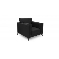 Burbank Sofa 3+2+1 Black Fabric