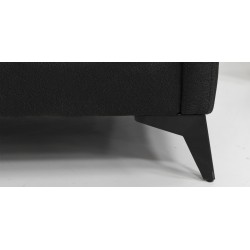 Burbank Sofa 3+2+1 Black Fabric