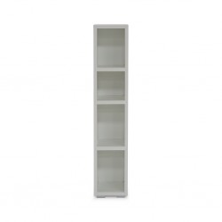 Image Bookshelf 4 Tiers White Color 002623