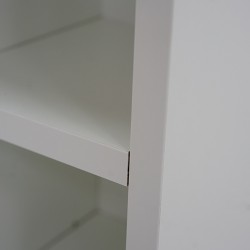 Image Bookshelf 4 Tiers White Color 002623