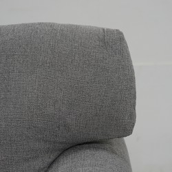 Vixon Accent Chair Grey Color Fabric