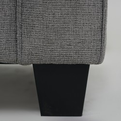 Vixon Accent Chair Grey Color Fabric