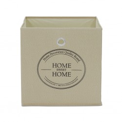 Novena Storage Box Beige Home Sweet Home 001948