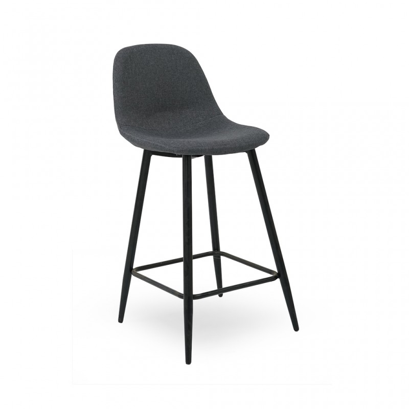 Derry Bar Stool Linen Grey Color Derry Bar Stool Linen Grey Color