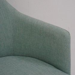 Gitel Arm Chair Natural/Sea Green Color