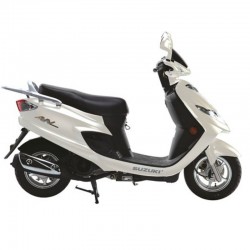 Suzuki AN125 White 124cc Scooter