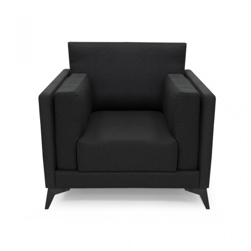 Burbank 1 Seater in Black Col Fabrics