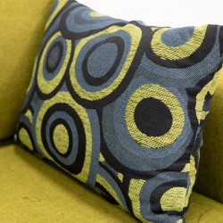 Picasso Sofa Corner in Mustard Fabric