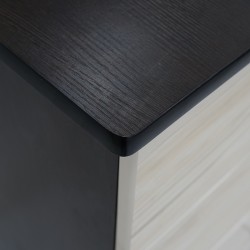 Juniper Chest Of Drawers + Pouf MDF Melamine