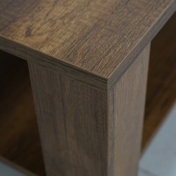 New Line Square Coffee Table Oslo Walnut Color