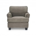 Alps Accent Chair Oakley Mocha Col Fabric