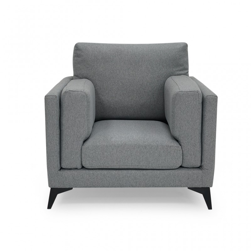 Burbank 1 Seater in Grey Col Fabric