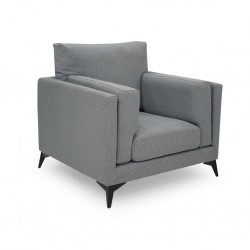 Burbank 1 Seater in Grey Col Fabric