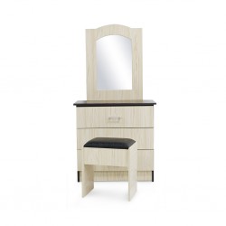 Juniper Dressing Table + Pouf MDF Melamine