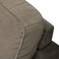 Alps 3 Seater Oakley Mocha Col Fabric