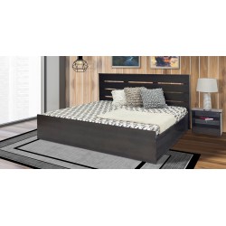 Filton Bed 180x200cm in Melamine MDF Wengue