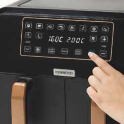 Kenwood HFM75.000MB 8L Digital Blk Metal Dual Air Fryer