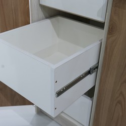 Built in Kitchen Teak/Off white