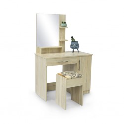 Sion Dressing Table & Pouf in Melamine MDF