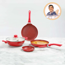 Wonderchef WON044 Royal Velvet Red Set of 4 2YW - 63152059