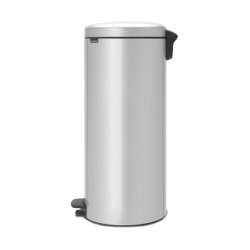 Brabantia 114465 30L Metallic Grey NewIcon Pedal Bin 10YW "O"