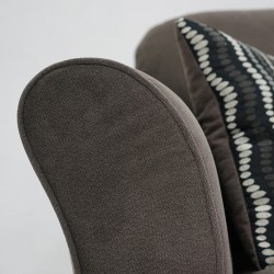 Casper 2 Seater in Brown Col fabric