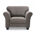 Casper 1 Seater in Brown Col Fabric