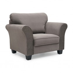 Casper 1 Seater in Brown Col Fabric