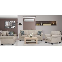 Brooklyn Sofa 3+2+1 Brown Col