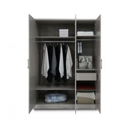 Athenas Wardrobe 3 Doors Avorio Soft Color