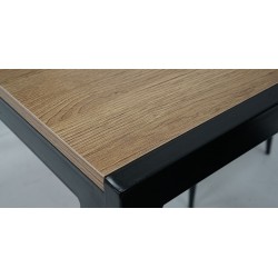 Tithonia Table and 4 Chairs Metal/MDF