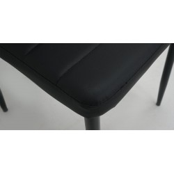 Tithonia Table and 4 Chairs Metal/MDF