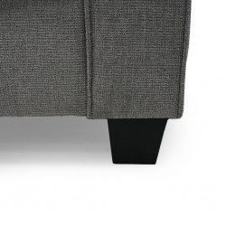 Vixon 2 Seater Grey Color Fabric