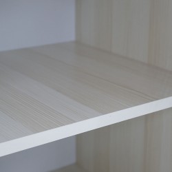 Inicio Wardrobe 4 Doors White Ash in Melamine MDF