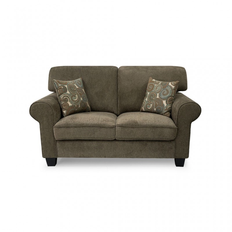 Kinlay 2 Seater in Brown Col fabrics